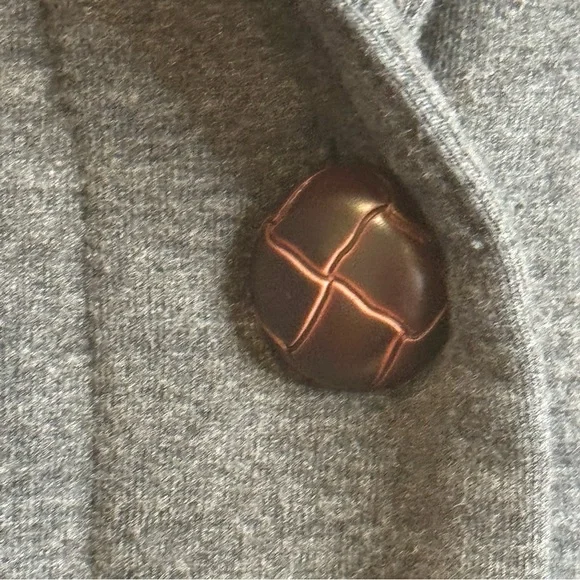 Ralph Lauren Polo Gray Women's Blazer Crest Patch Cotton Blend soft - XS - Picture 5 of 6